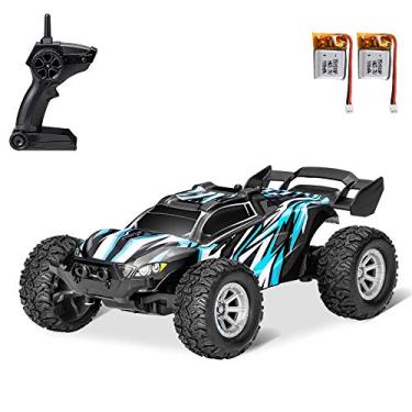 Imagem de Moniss S658 RC Cars Mini carro de controle remoto para crianças 2,4 GHz 1:32 RC carro com luz LED 20 km/h carro de corrida de alta velocidade com 2 baterias