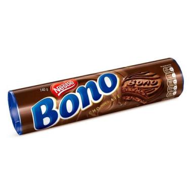 Imagem de Biscoito Bolacha Bono Recheado Chocolate 140G - Nestlé