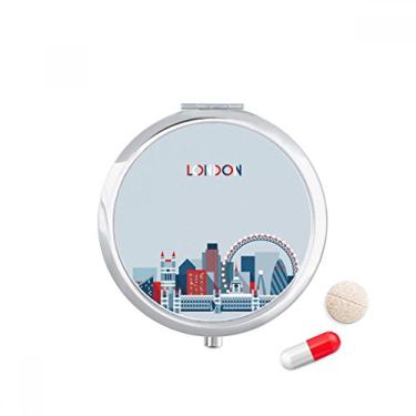Imagem de Britain UK London Eye Bridge Tower Blue Pill Case Pocket Medicine Storage Box Dispenser