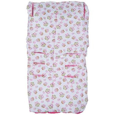 Imagem de Alan Pierre Baby Capa Para Carrinho - Coruja Rosa B - Pliko Sem Bordado Coruja Rosa B