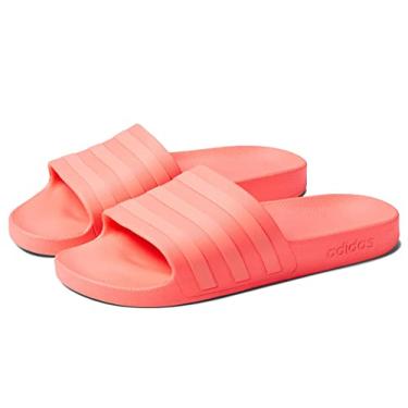 Imagem de adidas Sandálias Deslizantes Masculinas, Turbo/Vermelho Ácido/Turbo, 12