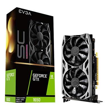 Imagem de EVGA GeForce GTX 1650 SC Ultra Gaming GDDR6, 04G-P4-1257-KR, 4GB GDDR6, ventoinha dupla, placa traseira de metal