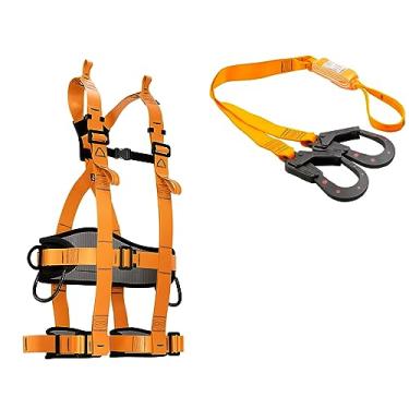 Imagem de KIT CINTO ATHENAS PARAQUEDISTA AT 7030 EL V DIELETRICO CA 39539 + TALABARTE Y EM FITA AT YFE ABS DE-707 DIELETRICO