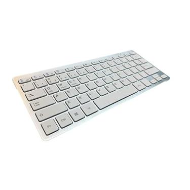 Imagem de Teclado Sem Fio Bluetooth Universal Conexão Rapida Longo Alcance - Compatível com PC, Mac, Chrome OS, Android, iOS