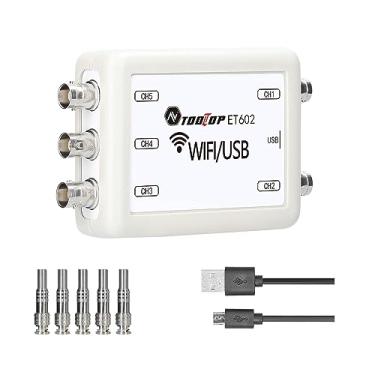 Imagem de CIADAZ Osciloscópio Virtual Armazenamento de Dados de 5 Canais Gravador de Aquisição 4 Modos de Medição Comutáveis