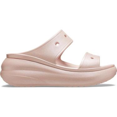 Imagem de Sandália Crocs Classic Crush Shimmer Sandal Pink Clay