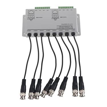 Imagem de QANYEGN 8ch Hd Bnc Macho Para Adaptador De Transceptor De Cabo Utp, Balun De Vídeo Passivo Cctv, Balun De Vídeo Passivo Para Sistema De Câmera