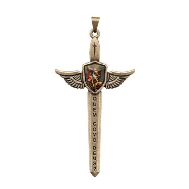 Imagem de Pingente Espada Quaresma de São Miguel - 7,8 cm