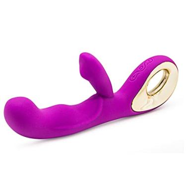 Imagem de Vibrador Silicone vibradoris feminino, Vibrador Flor Rosa Ponta Dupla Função Sugador e Aquecimento vibradoris feminino sexual CA7Ab