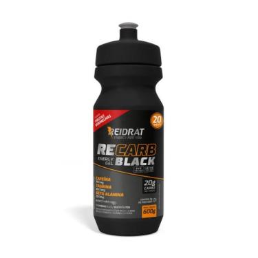 Imagem de Recarb Energy Gel Black Squeeze 600G Reidrat Nutrition 20 Doses Gel De