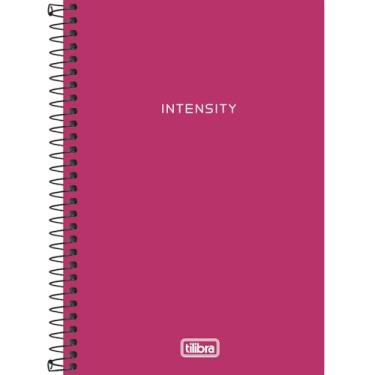 Imagem de Tilibra - Caderno Espiral Capa Plástica 1/4 Pequeno, Neon, 302741, 14x20cm, Rosa, 80 Folhas