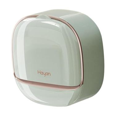 Imagem de ＫＬＫＣＭＳ Saboneteira, saboneteira flip para banheiro, suporte de sabonete que economiza espaço com tampa flip para banheiros, hotel, banheira, cozinha, Ouro Verde Claro