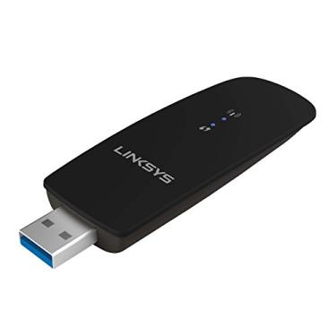 Imagem de Linksys Adaptador de rede sem fio USB, adaptador 3.0 sem fio de banda dupla para PC, velocidade de 1,2 Gbps (AC1200) - WUSB6300