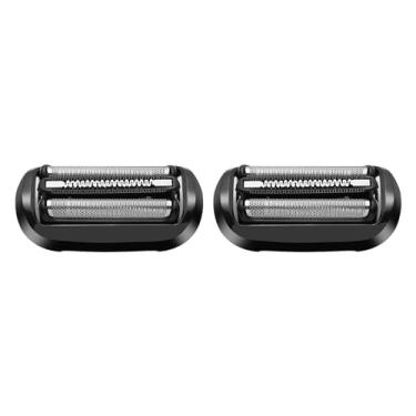 Imagem de Substituição da cabeça do barbeador elétrico 53B, compatível com a lâmina de barbear Braun Series 5/6 5020cs 5018s 5035s 5049cs 5050cs 6020s 6040cs 6075cc 6072cc 6090cc, pacote com 2