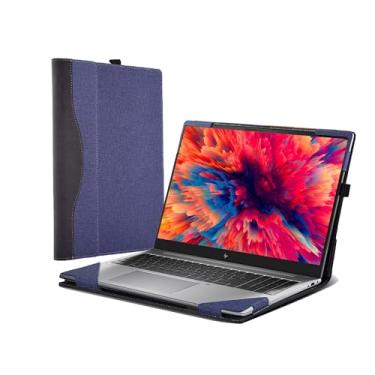Imagem de Capa de laptop para HP ZBook Firefly 16 G9/ZBook Firefly G10 16 polegadas Mobile Workstation Notebook Bolsa protetora de couro PU (azul)