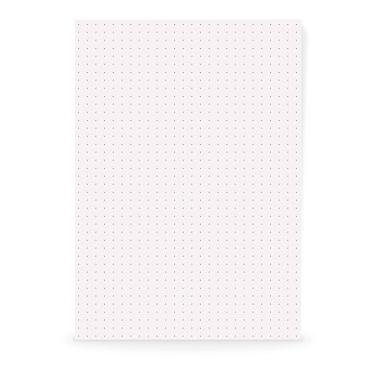 Imagem de Bloco de Notas Pontilhado Minimalista Destacável 90Fls 75g A5 20x14cm