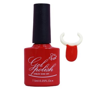 Imagem de Esmalte Em Gel Chic & Fun 7,5ml Led/uv Unhas Manicure Nail C/Registro (033, x 2un)