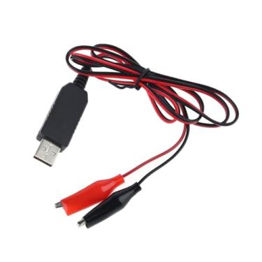 Imagem de Replace 2x AA AAA Batery Eliminator USB 5V To 3V Step-down Cable 1M