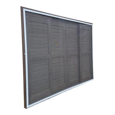 Imagem de Tela mosquiteira perfil de aluminio p/janela 150x100 cm. (Branco)