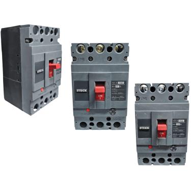 Imagem de Disjuntor Caixa Moldada Tripolar Markis Série AT Térmico Ajustável – Steck | 40A Cód. SDAT40