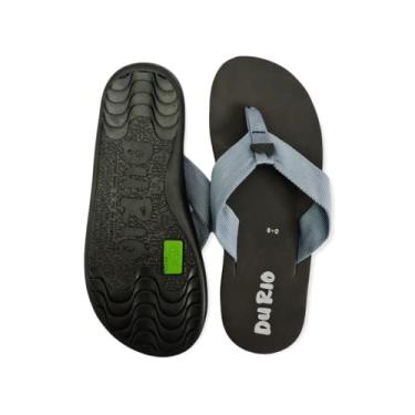 Imagem de Chinelo Masculino DuRio Copa Anatômico Vegano Original Cor:Cinza;Tamanho:37/38