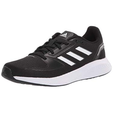 Imagem de adidas Tênis de corrida feminino Runfalcon 2.0, Preto/Núcleo Branco/Cinza, 11