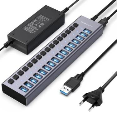 Imagem de HUB 16 Portas USB 3.1 10Gbps Acasis com fonte
