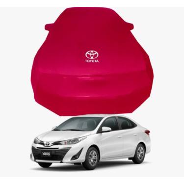 Imagem de Capa de Carro Toyota Yaris Sedan Tecido Lycra Premium - Cadilhe Capas,
