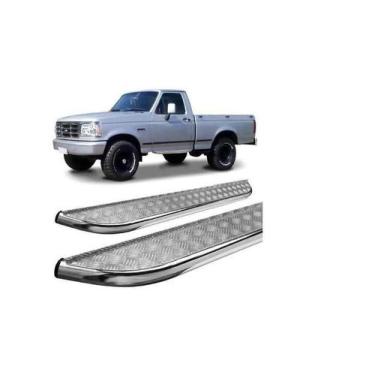 Imagem de Estribo Chapa F-1000 1993 A 1999 Cabine Simples Cromado - HOZZ