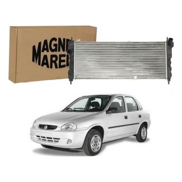 Imagem de Radiador Agua Corsa Sedan 1.0 1.6 Com Ar 2000 A 2002 - Magneti Marelli