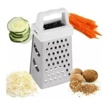 Imagem de Mini Ralador De Alho Queijo Legumes Inox - Plena Mix