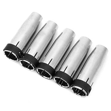 Imagem de 5pcs MB 24KD MIG MAG Tocha de Soldagem Consumíveis Bocal de Gás Cônico 12,5 Mm Cobre Vermelho Resistente Ao Calor de Precisão CNC Usinagem de Peças de Tocha de Soldagem