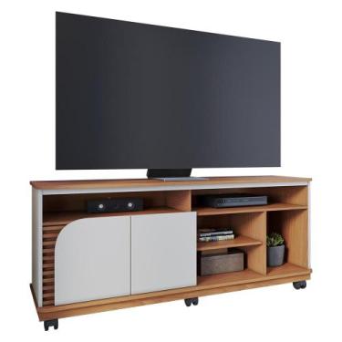 Imagem de Rack Bancada Jurere Para TV até 65" Polegadas com Rodízios - Colibri M