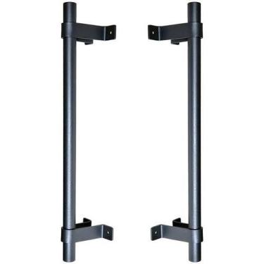 Imagem de Puxador Duplo Colonial Industrial Rancho Sítio Aço Dixon - Máxima meta