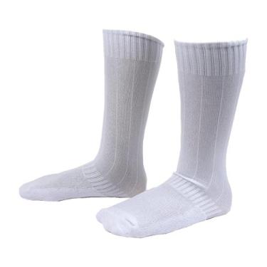 Imagem de Meião Kanxa de Futebol Infantil 28/32, Branco