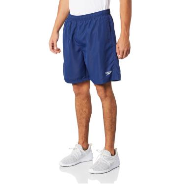 Imagem de Bermuda Masculina, Speedo, Basic Colors, Microfibra com Bolsos e Sunga Interna, tamanho P - Azul