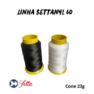 Imagem de Linha SETTA Settanyl 60 Nylon Plastificado 23g Depilação, Branco