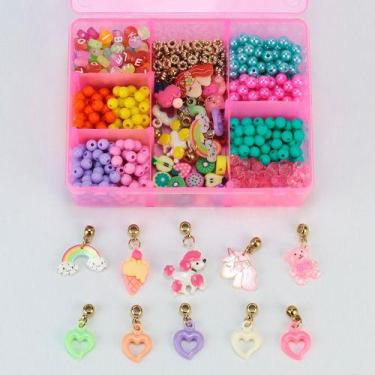 Imagem de Kit De Fazer Pulseiras Montando Biju Perolas E Letra Miçanga - Anita R