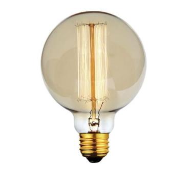 Imagem de Lâmpada Retro Vintage G95 Filamento Carbono 110v - MARRYLUZ