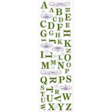 Imagem de Fiskars 01-004594 Kimberly Poloson Nature's Flora Collection Clear Glitter Alpha Adesivos