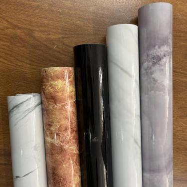 Imagem de Papel de parede autocolante diversas cores e modelos 2Mx60CM - Casa To