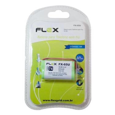 Imagem de Bateria Recarregável Telefone Sem Fio 2,4V 600Mah Fx-65U - Bazzi Compa
