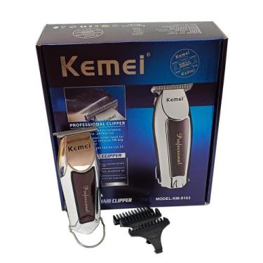 Imagem de Aparador De Pelo Corte De Cabelo E Barba Sem Fio 110v/220v - Kemei