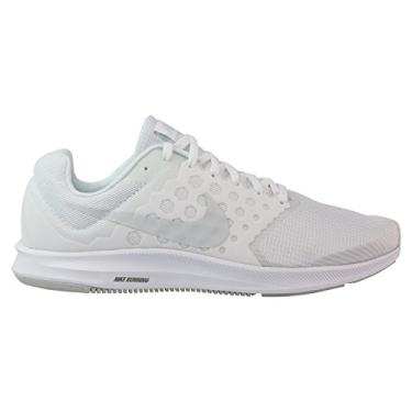 Imagem de NIKE Men's Downshifter 7 Running Shoe - US Men Sizes : 7, Couleurs : White/Pure Platinum