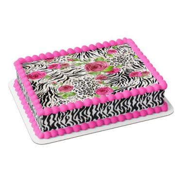 Imagem de Papel arroz e faixa para bolo festa aniversário surpresa comemoração f