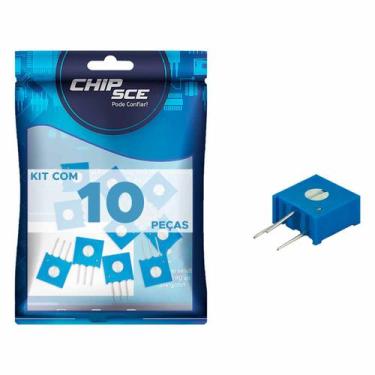 Imagem de 10x Trimpot 3386h 5K 1 Volta Vertical de Alta Qualidade - CHIPSCE