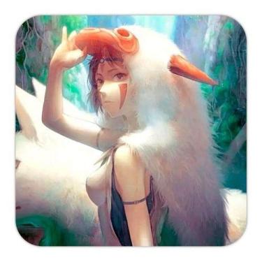 Imagem de Placa Quadro Decorativo 18x18 Cm - Princesa Mononoke Ghibli - Pomps Ge