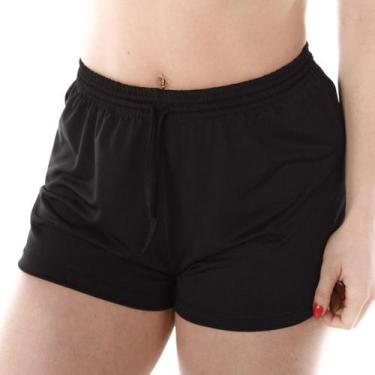 Imagem de Short Bermuda Feminina Fitness, Academia, Praia - Preto - Gringas Mode