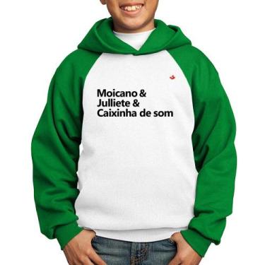Imagem de Moletom Infantil Moicano & Julliete & Caixinha de Som - Foca na Moda, 