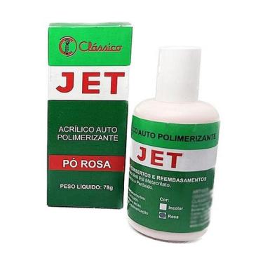 Imagem de Resina Acrílica Auto Pó 78g Rosa Odonto Prótese Jet Clássico - Jet Clá